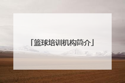 「篮球培训机构简介」中国十大篮球培训机构