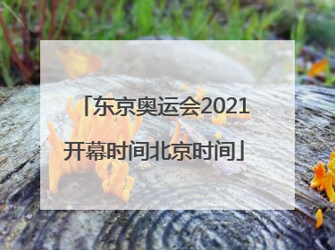 东京奥运会2021开幕时间北京时间