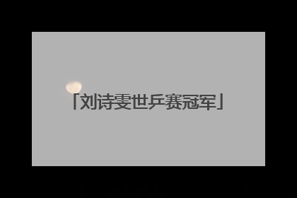 「刘诗雯世乒赛冠军」刘诗雯世乒赛冠军流泪